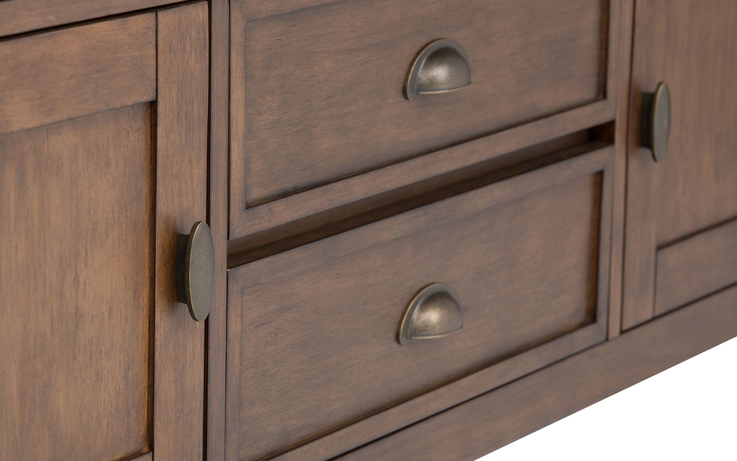 Rustic Natural Aged Brown | Redmond 72 inch TV Media Stand