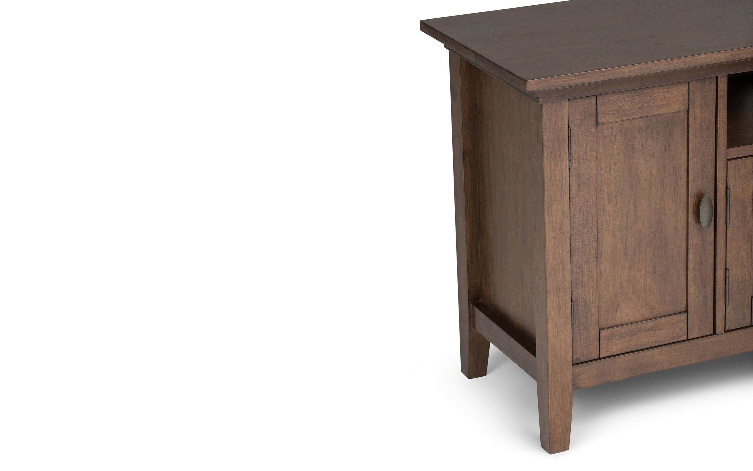 Rustic Natural Aged Brown | Redmond 72 inch TV Media Stand