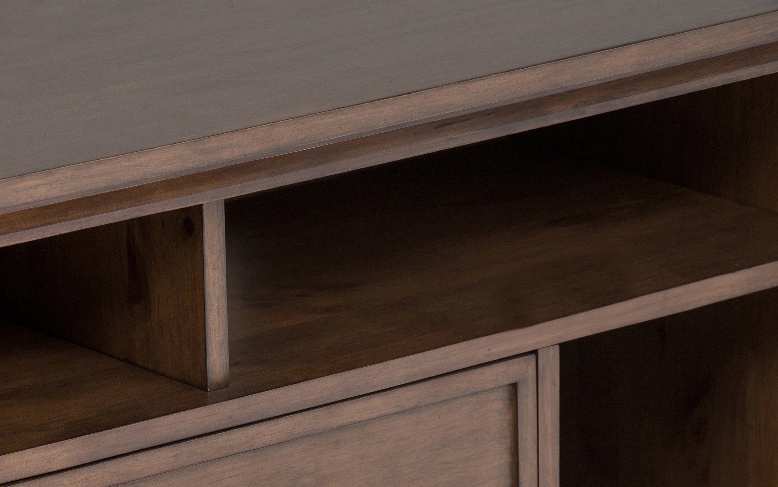 Rustic Natural Aged Brown | Redmond 72 inch TV Media Stand