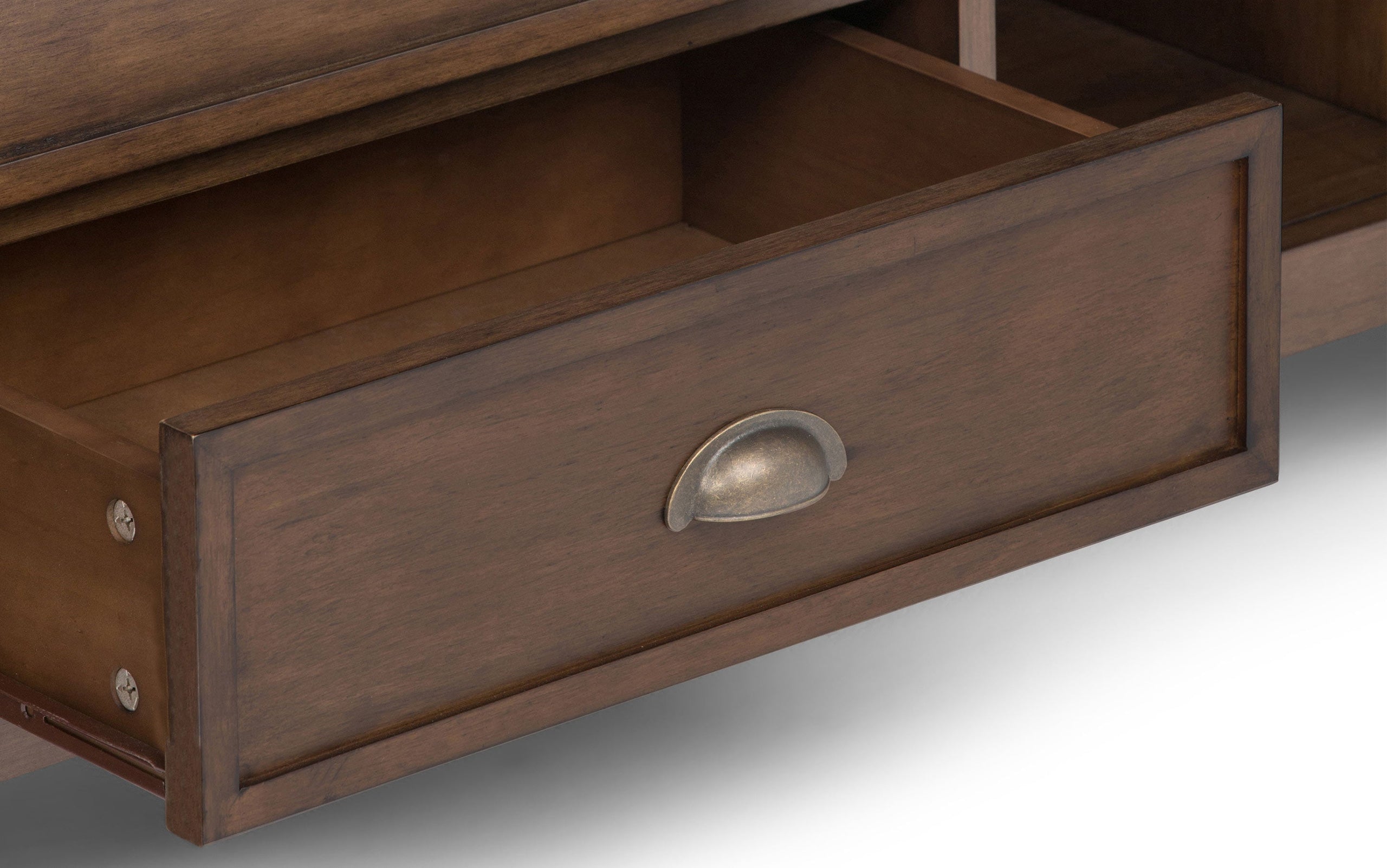 Rustic Natural Aged Brown | Redmond 72 inch TV Media Stand