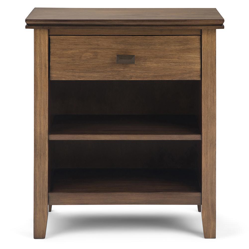 Rustic Natural Aged Brown | Artisan Bedside Table