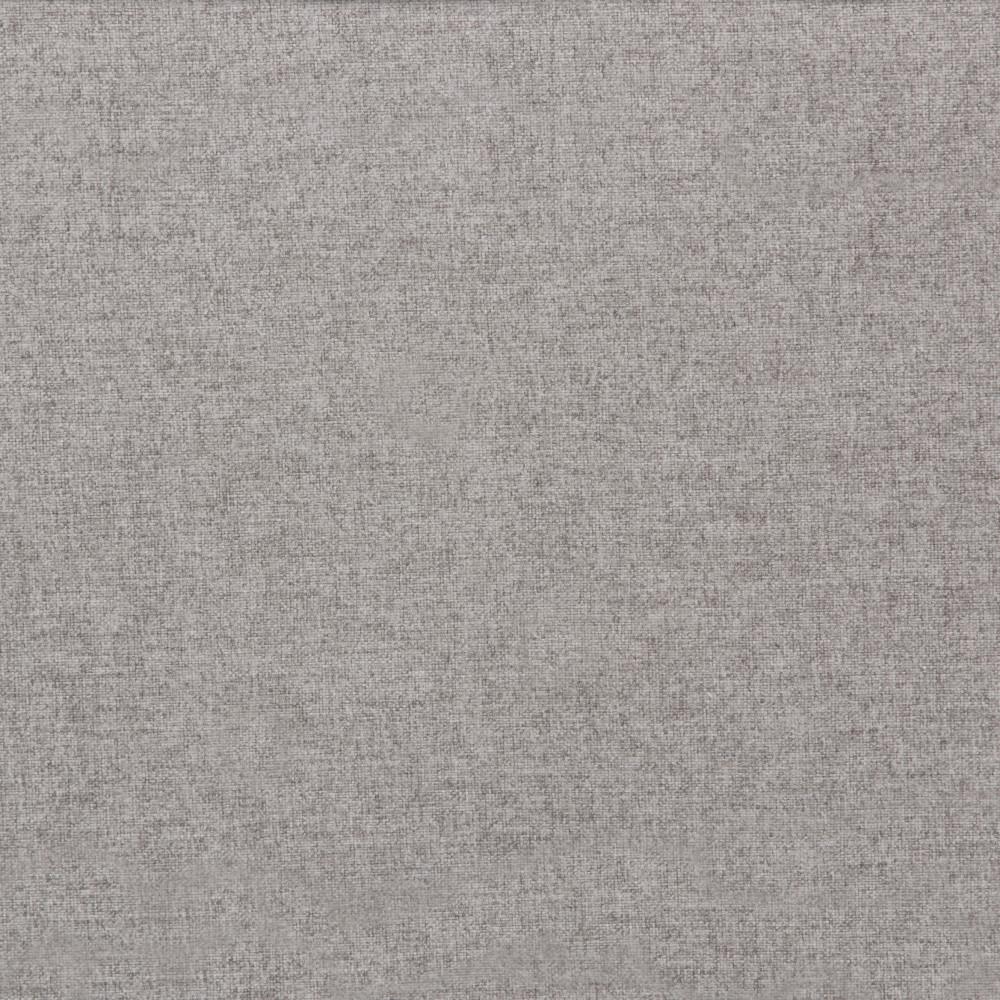 Cloud Grey Linen Style Fabric | Avalon Linen Look Storage Ottoman with Three Trays
