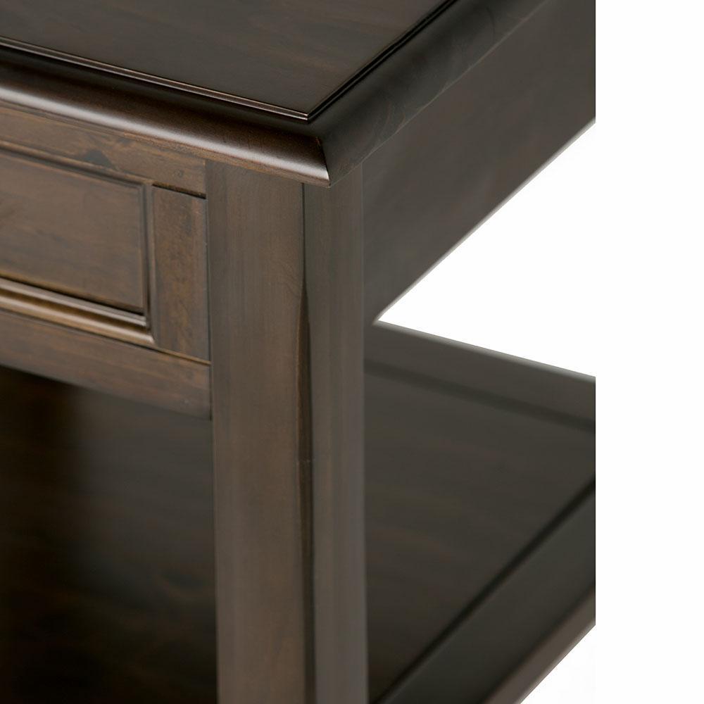 Mahogany Brown | Burlington End Side Table