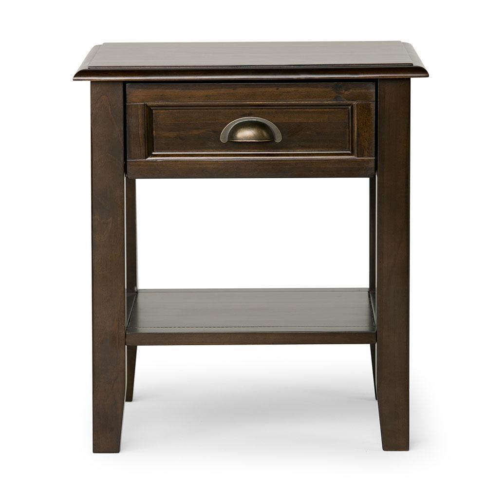 Mahogany Brown | Burlington End Side Table