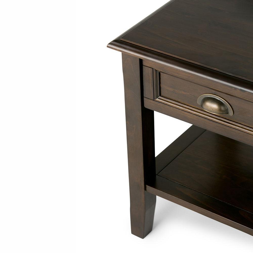 Mahogany Brown | Burlington End Side Table