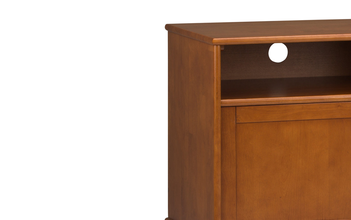 Teak Brown | Draper Mid Century Tall TV Media Stand