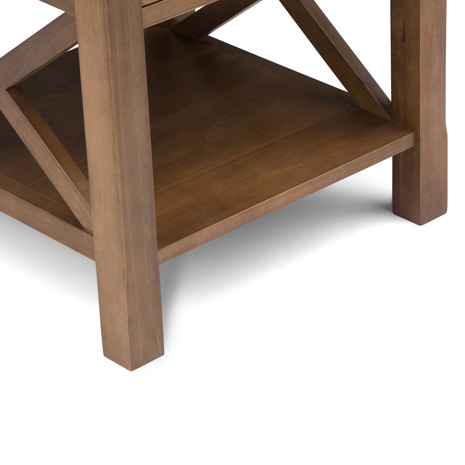 Medium Saddle Brown | Kitchener 20.5 inch End Side Table