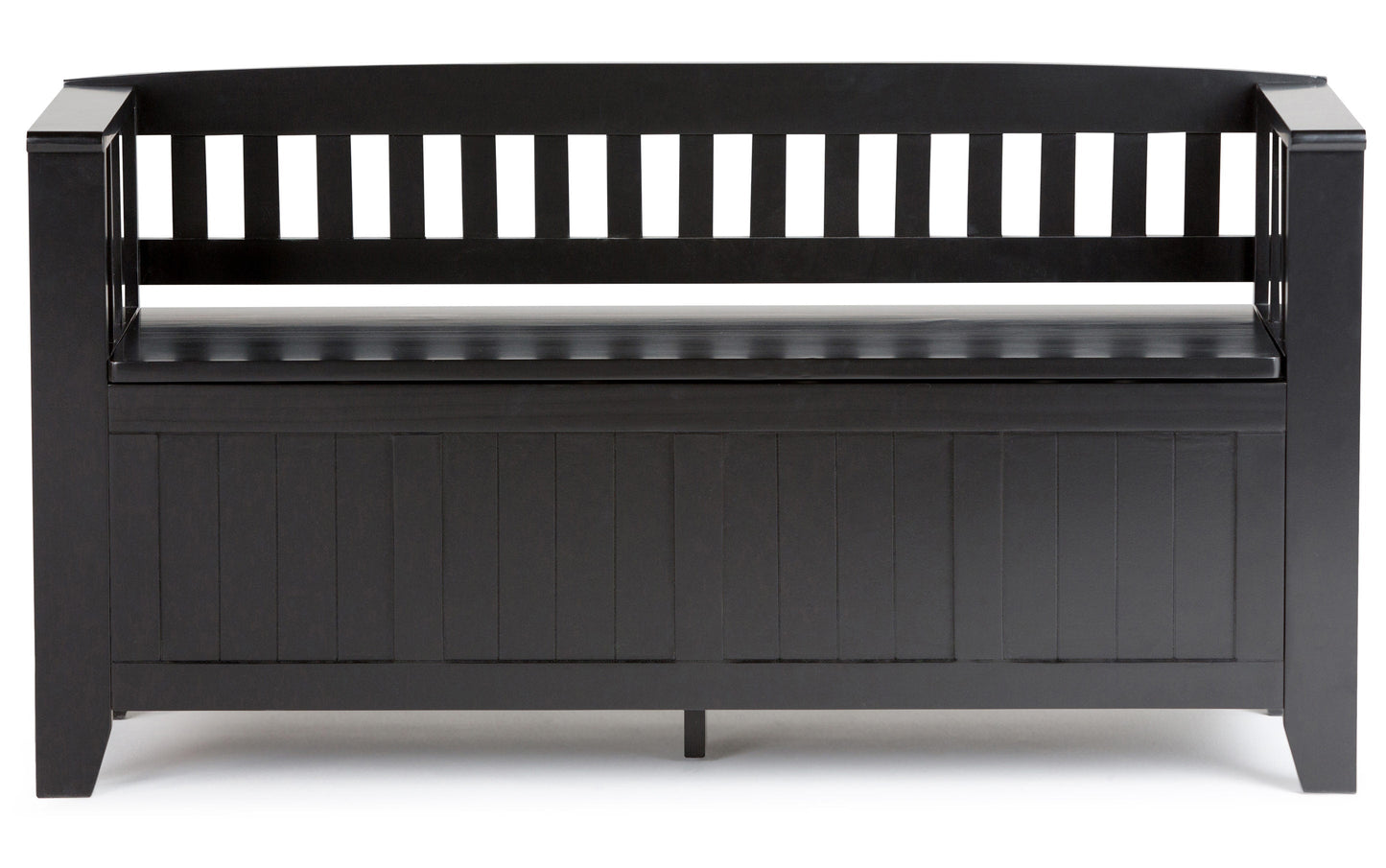 Black | Acadian 48-inch Storage Bench and 36-inch Cabinet