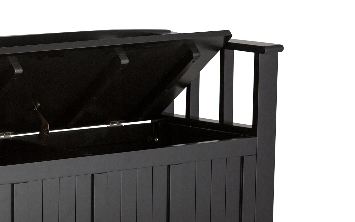 Black | Acadian 48-inch Storage Bench and 36-inch Cabinet