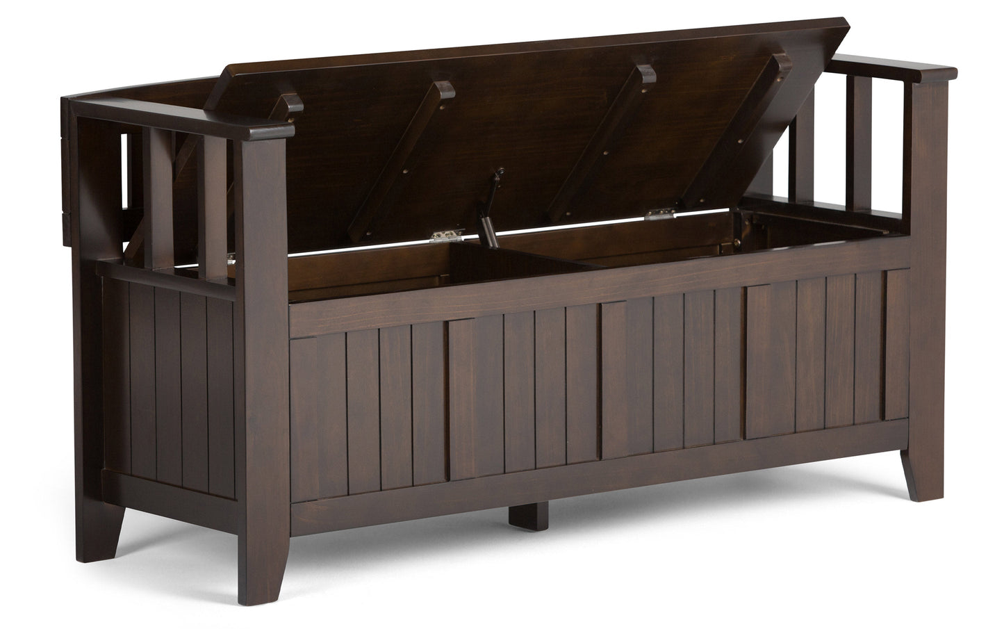 Brunette Brown | Acadian 48-inch Storage Bench and 36-inch Cabinet