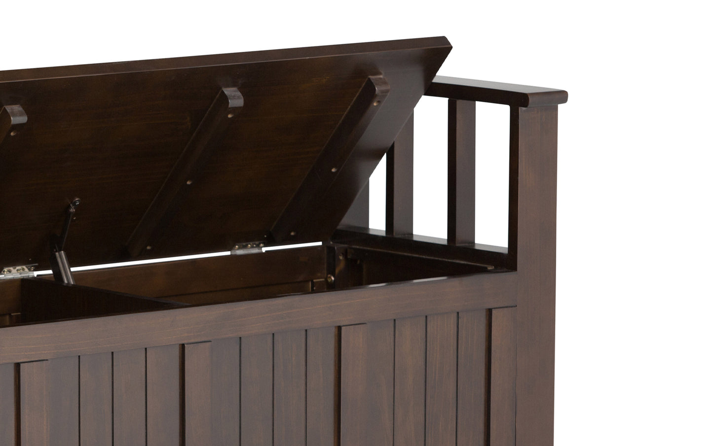 Brunette Brown | Acadian 48-inch Storage Bench and 36-inch Cabinet