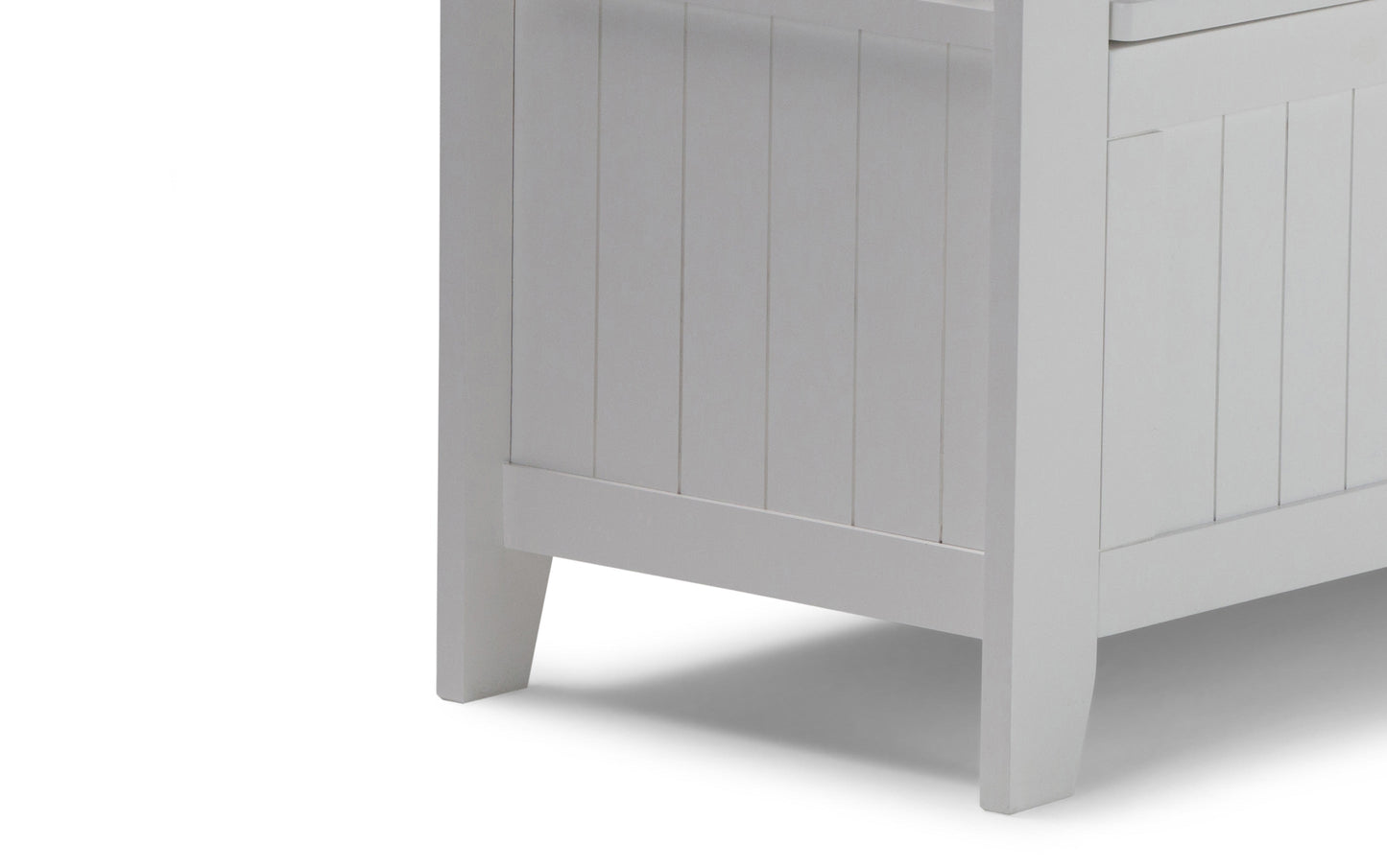 White | Acadian 48-inch Storage Bench and 36-inch Cabinet