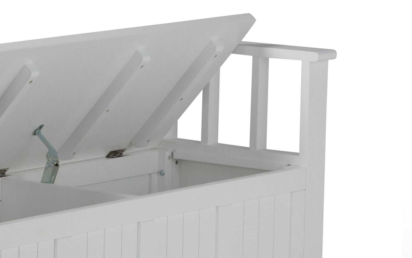 White | Acadian 48-inch Storage Bench and 36-inch Cabinet
