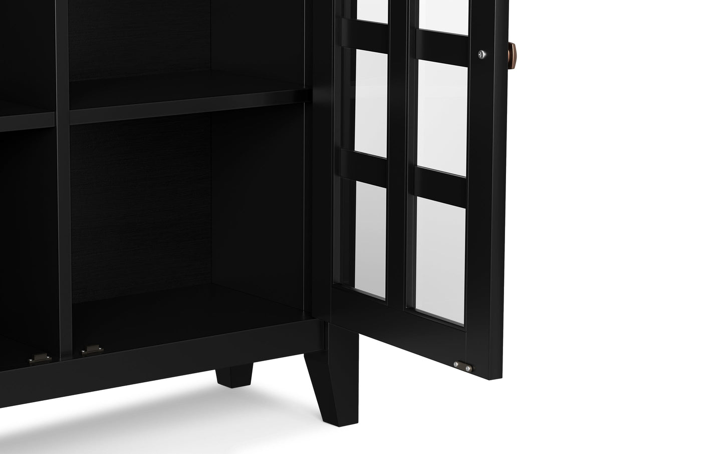 Black | Acadian 36-inch Storage Bench and 36-inch Cabinet