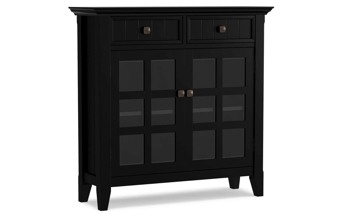 Black | Acadian 36-inch Storage Bench and 36-inch Cabinet