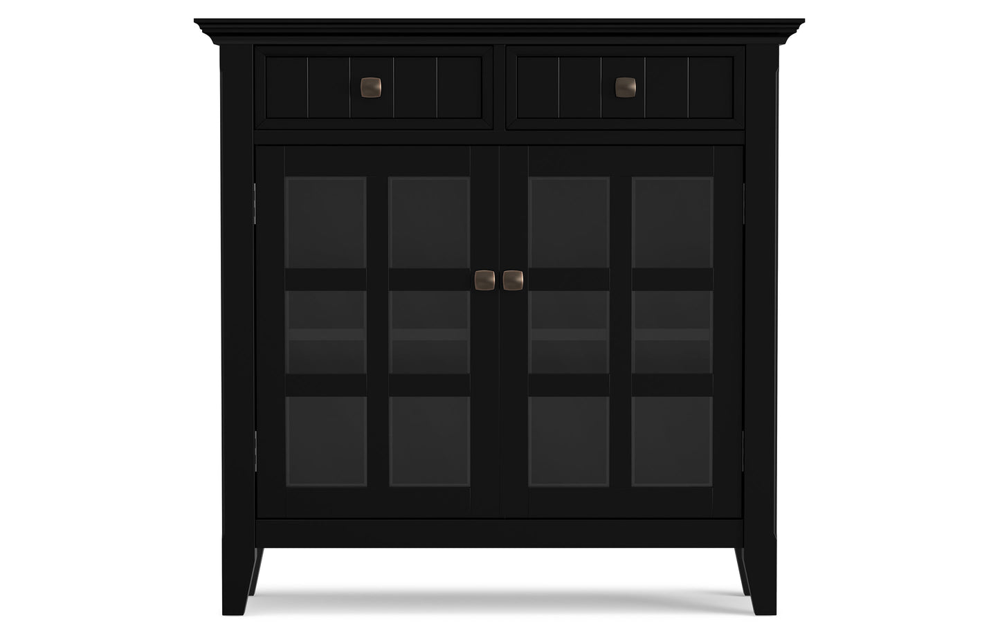 Black | Acadian 36-inch Storage Bench and 36-inch Cabinet