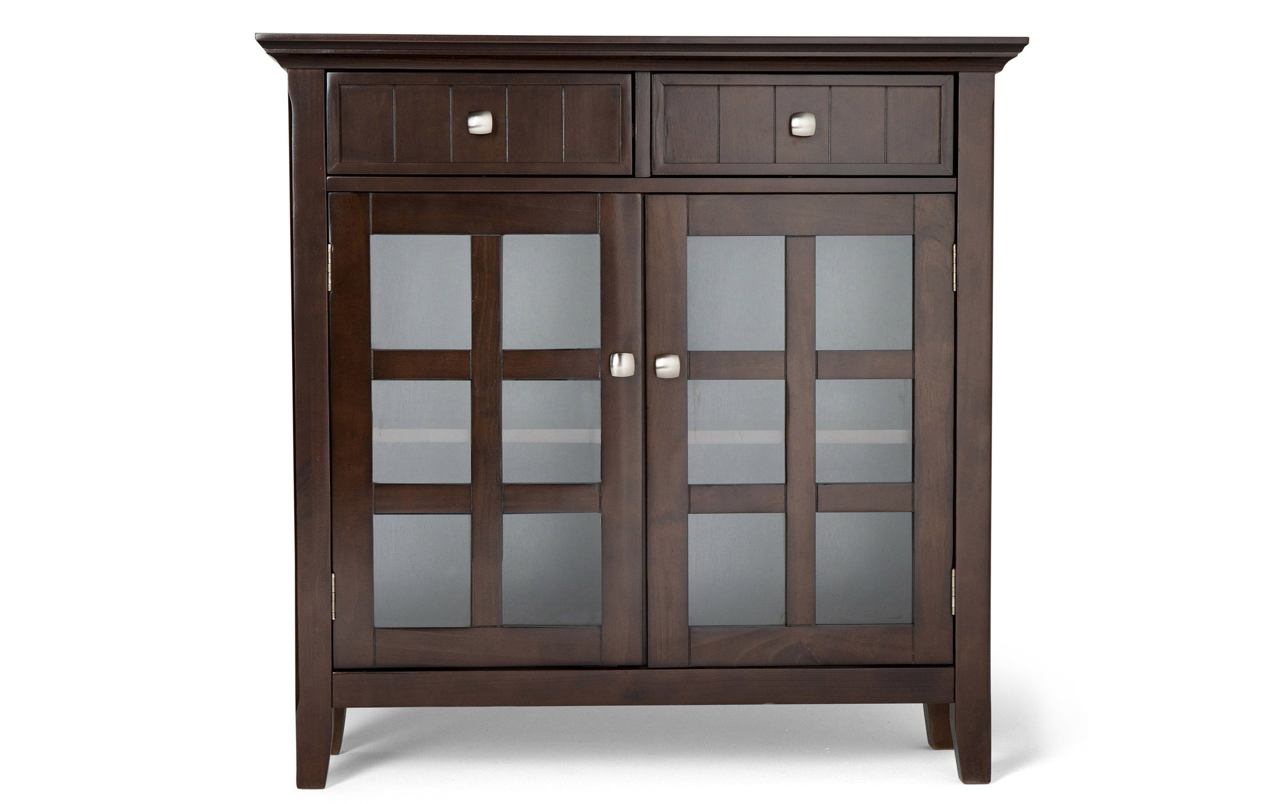 Brunette Brown | Acadian 36-inch Storage Bench and 36-inch Cabinet
