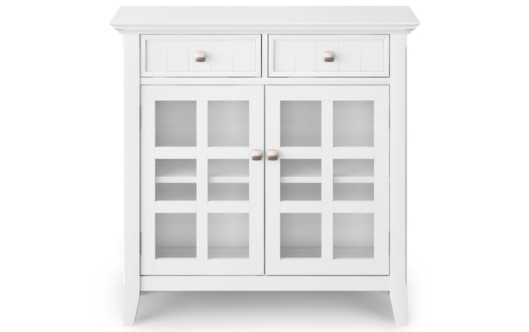 White | Acadian 36-inch Storage Bench and 36-inch Cabinet