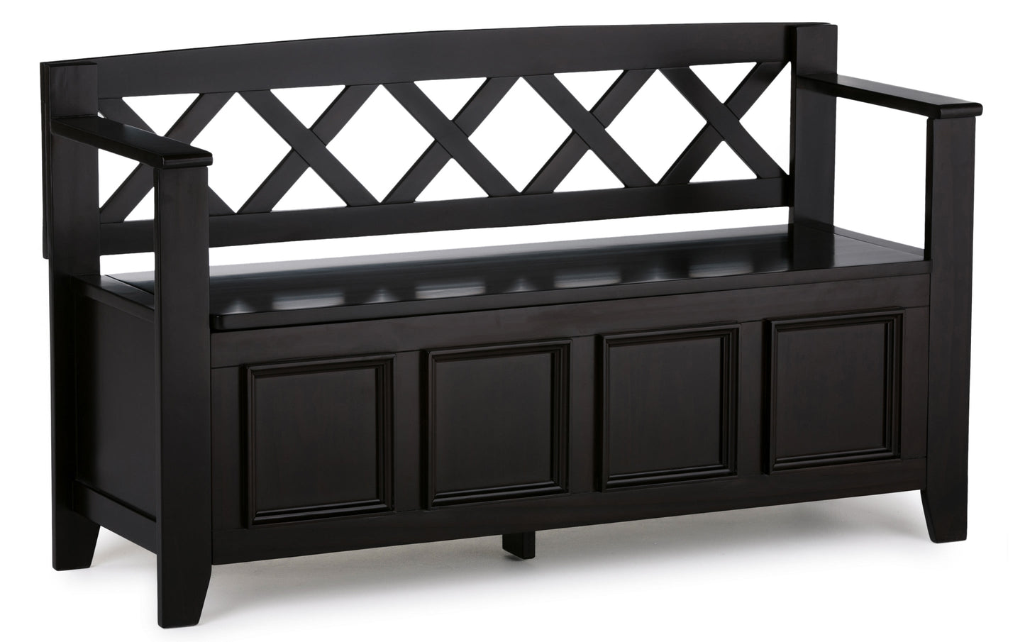 Hickory Brown | Amherst 48-inch Storage Bench and 36-inch Cabinet