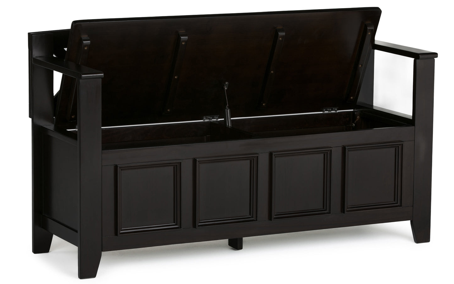 Hickory Brown | Amherst 48-inch Storage Bench and 36-inch Cabinet