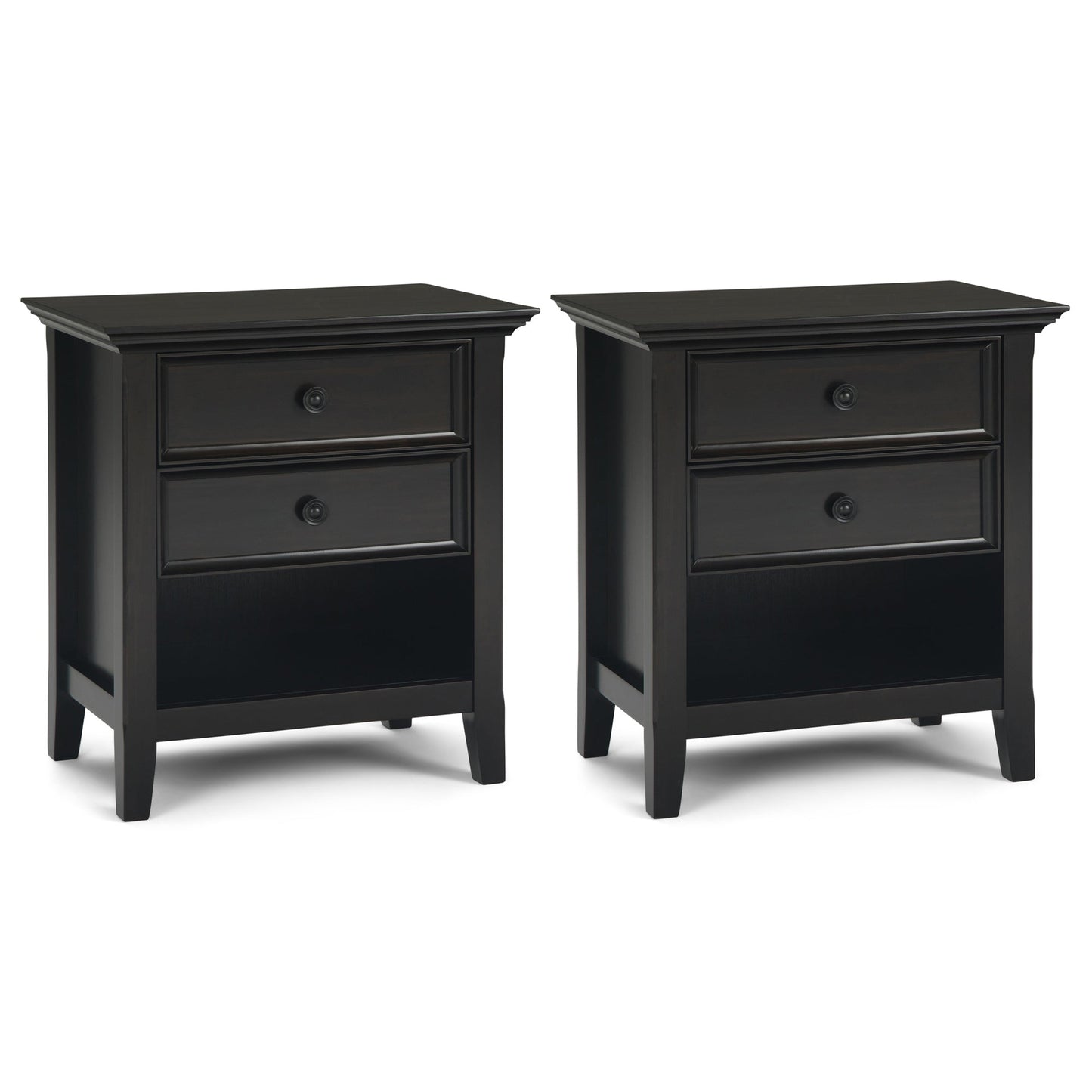 Hickory Brown | Amherst 24 inch Bedside Table (Set of 2)