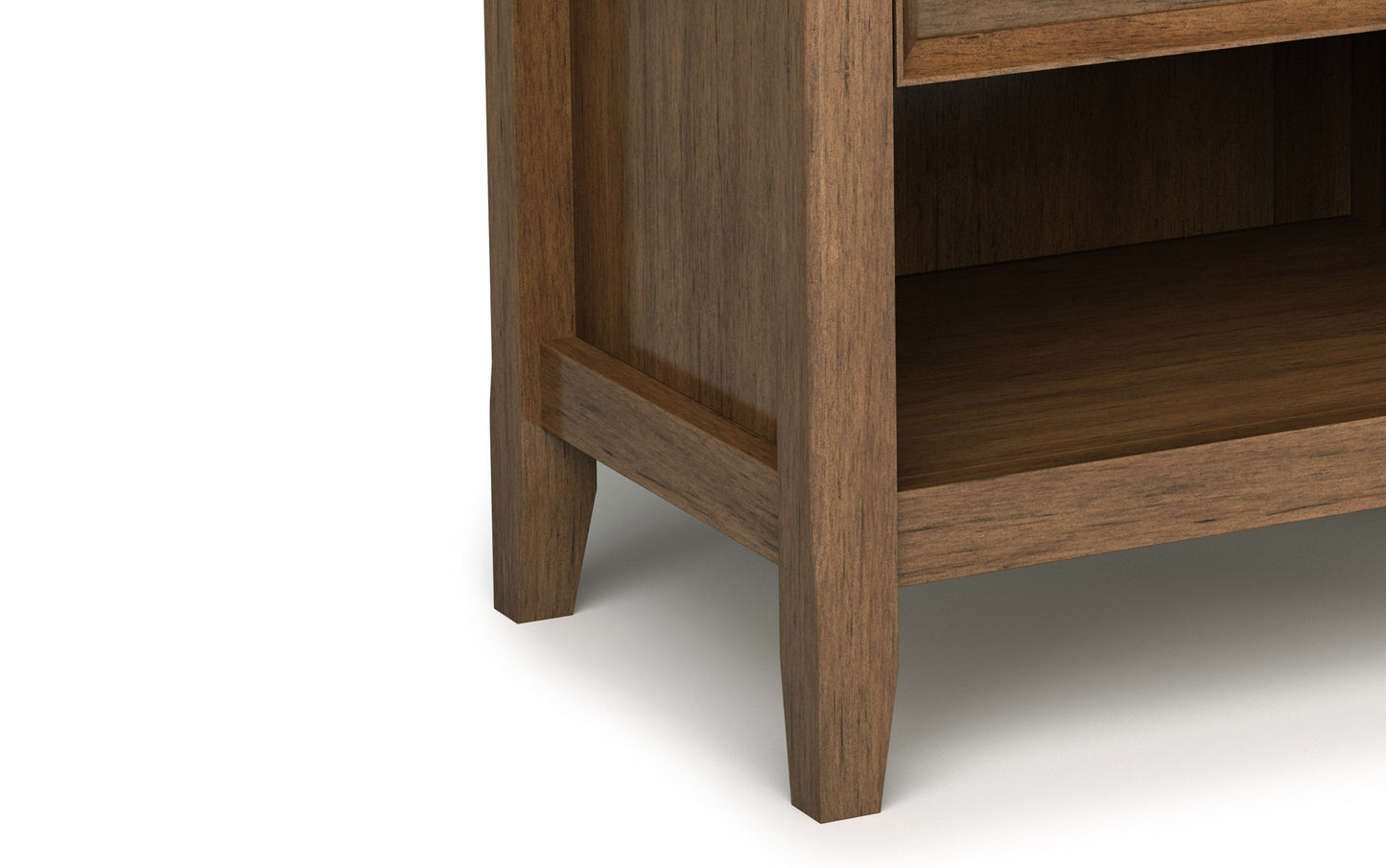 Rustic Natural Aged Brown | Amherst 24 inch Bedside Table (Set of 2)