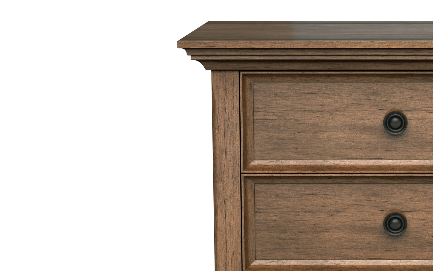 Rustic Natural Aged Brown | Amherst 24 inch Bedside Table (Set of 2)