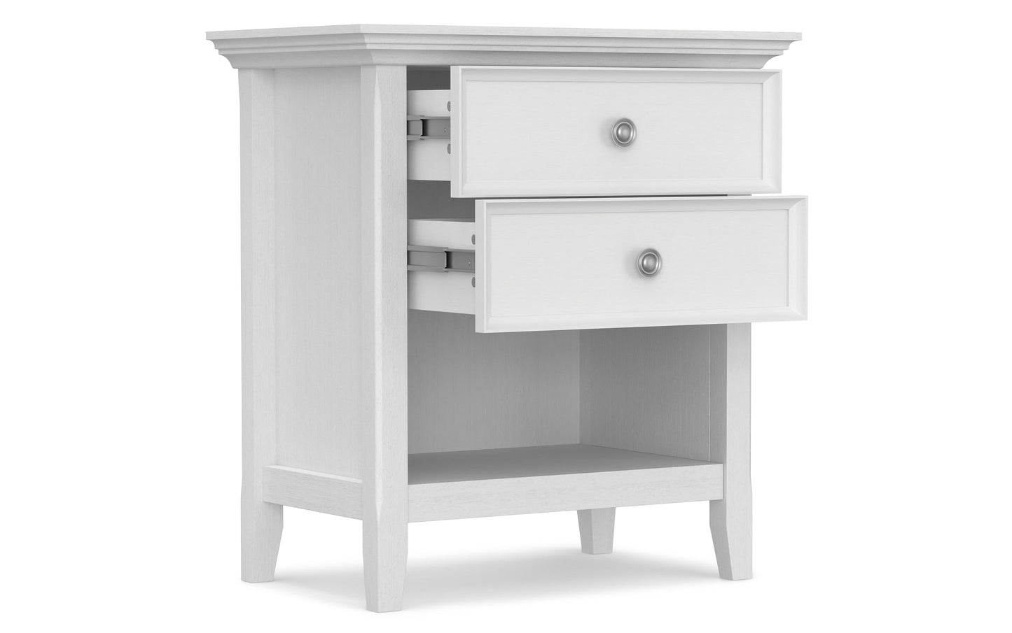 White | Amherst 24 inch Bedside Table (Set of 2)