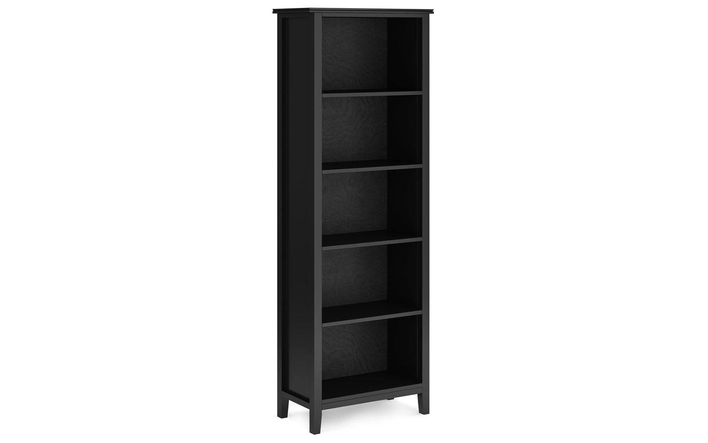 Black | Artisan 72 inch TV Stand with 26 inch 5 Shelf Bookcases (Set of 3)