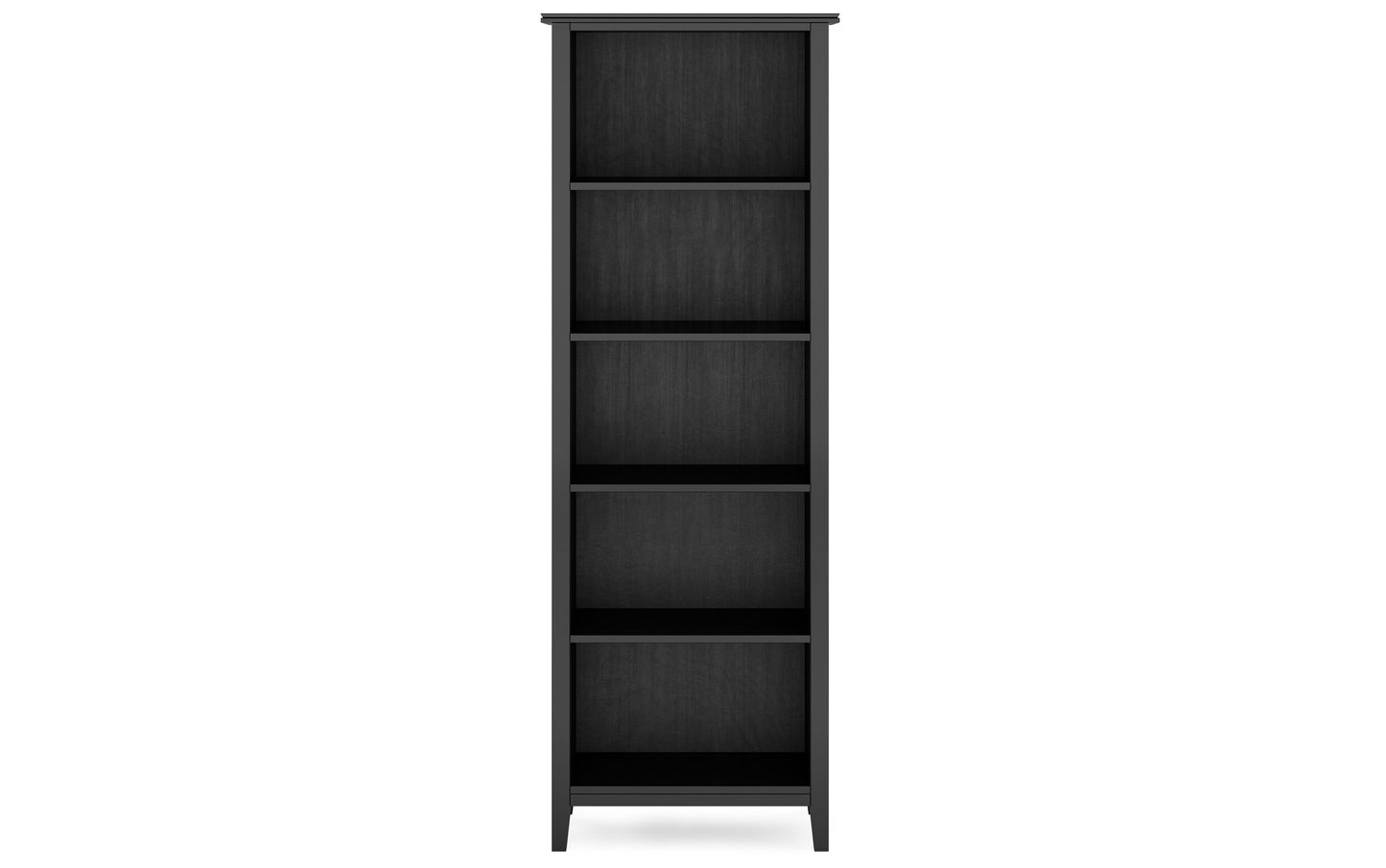 Black | Artisan 72 inch TV Stand with 26 inch 5 Shelf Bookcases (Set of 3)