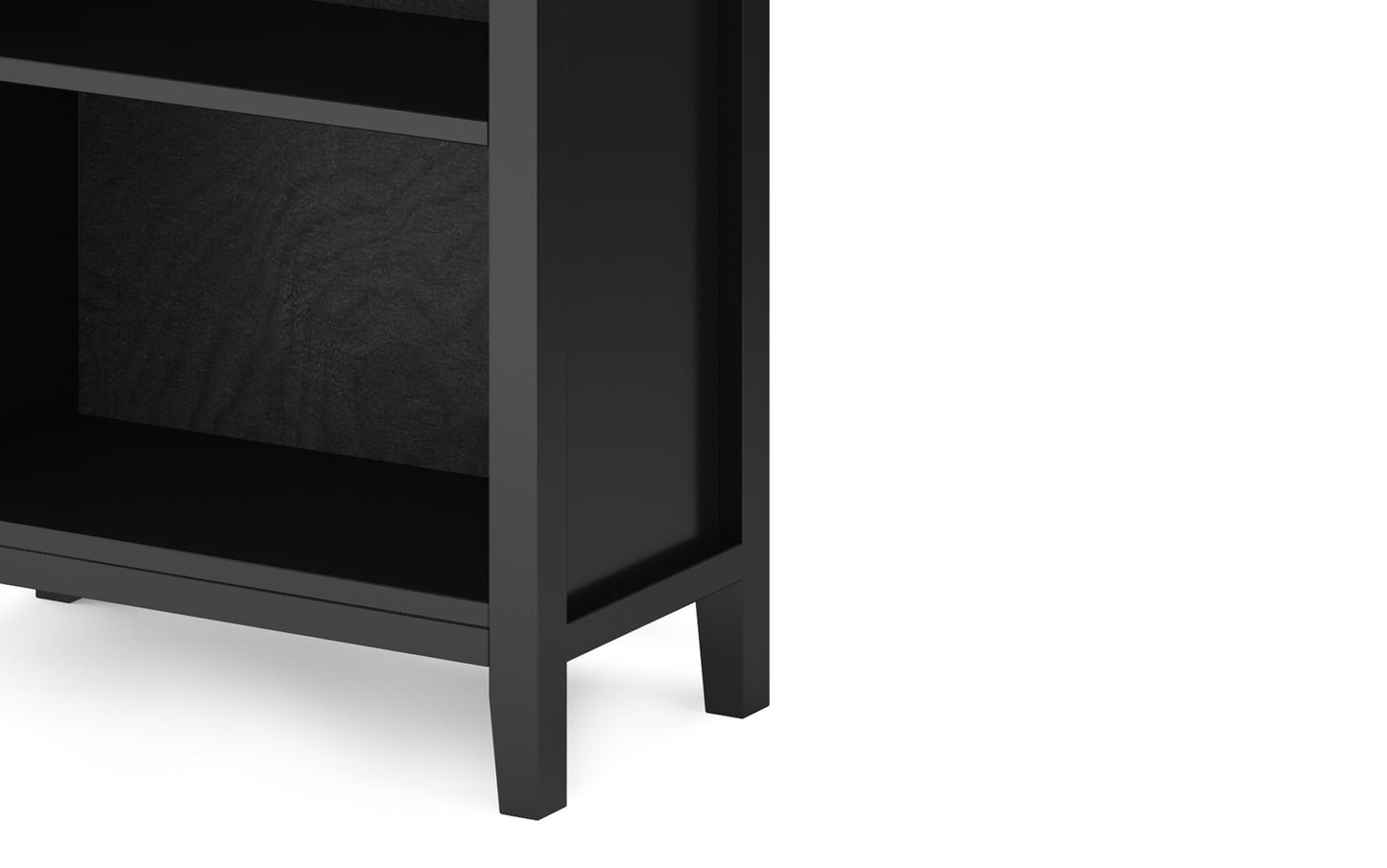 Black | Artisan 72 inch TV Stand with 26 inch 5 Shelf Bookcases (Set of 3)
