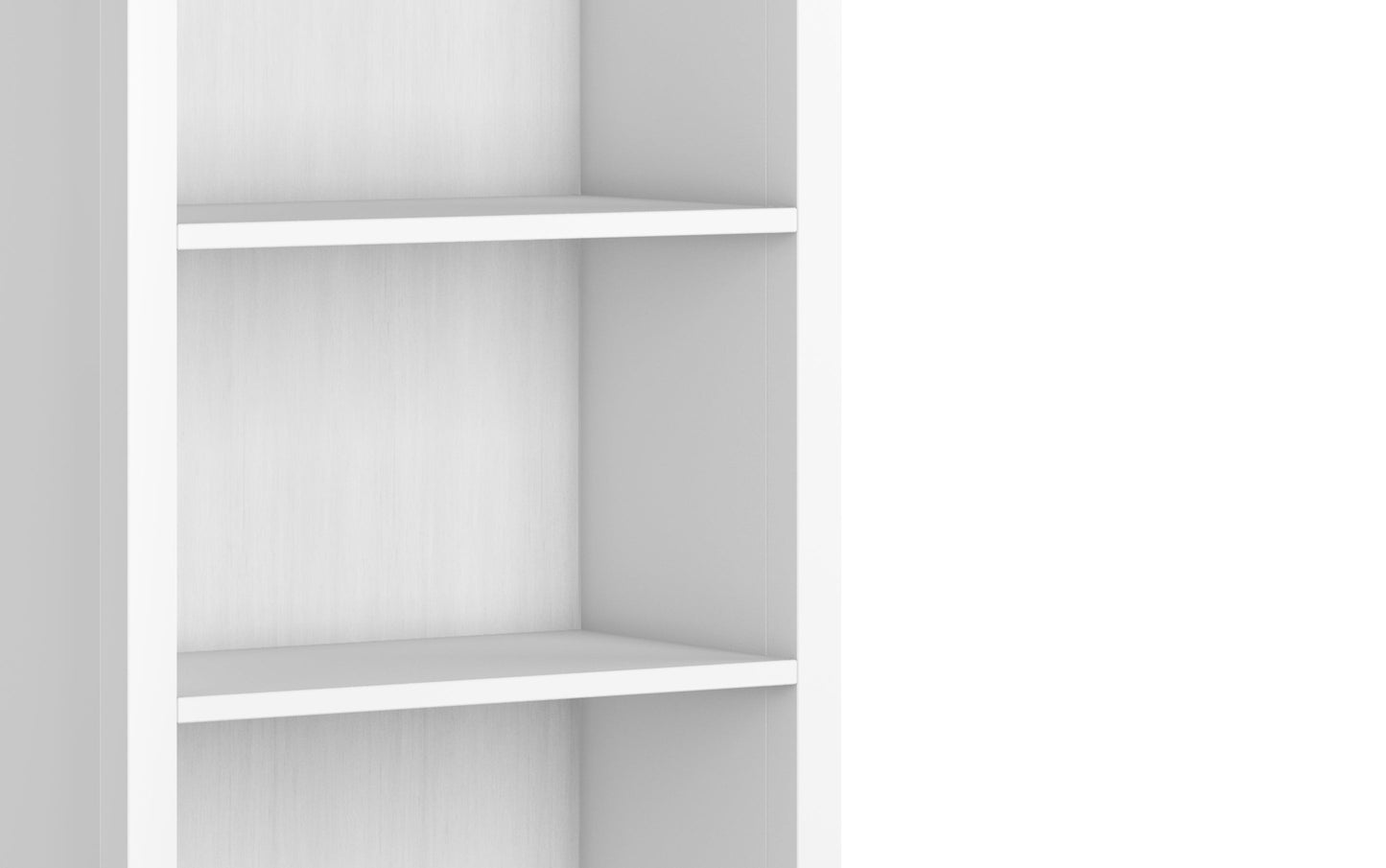 White | Artisan 72 inch TV Stand with 26 inch 5 Shelf Bookcases (Set of 3)