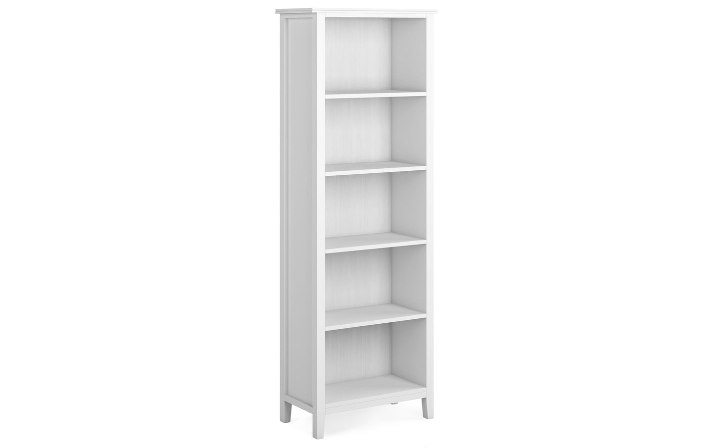White | Artisan 72 inch TV Stand with 26 inch 5 Shelf Bookcases (Set of 3)