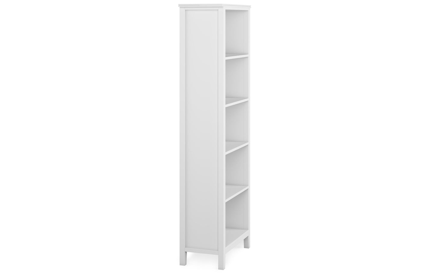 White | Artisan 72 inch TV Stand with 26 inch 5 Shelf Bookcases (Set of 3)