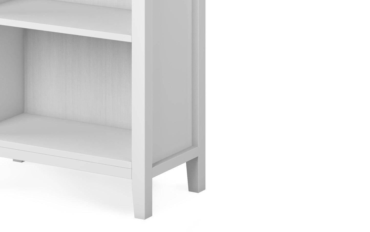 White | Artisan 72 inch TV Stand with 26 inch 5 Shelf Bookcases (Set of 3)