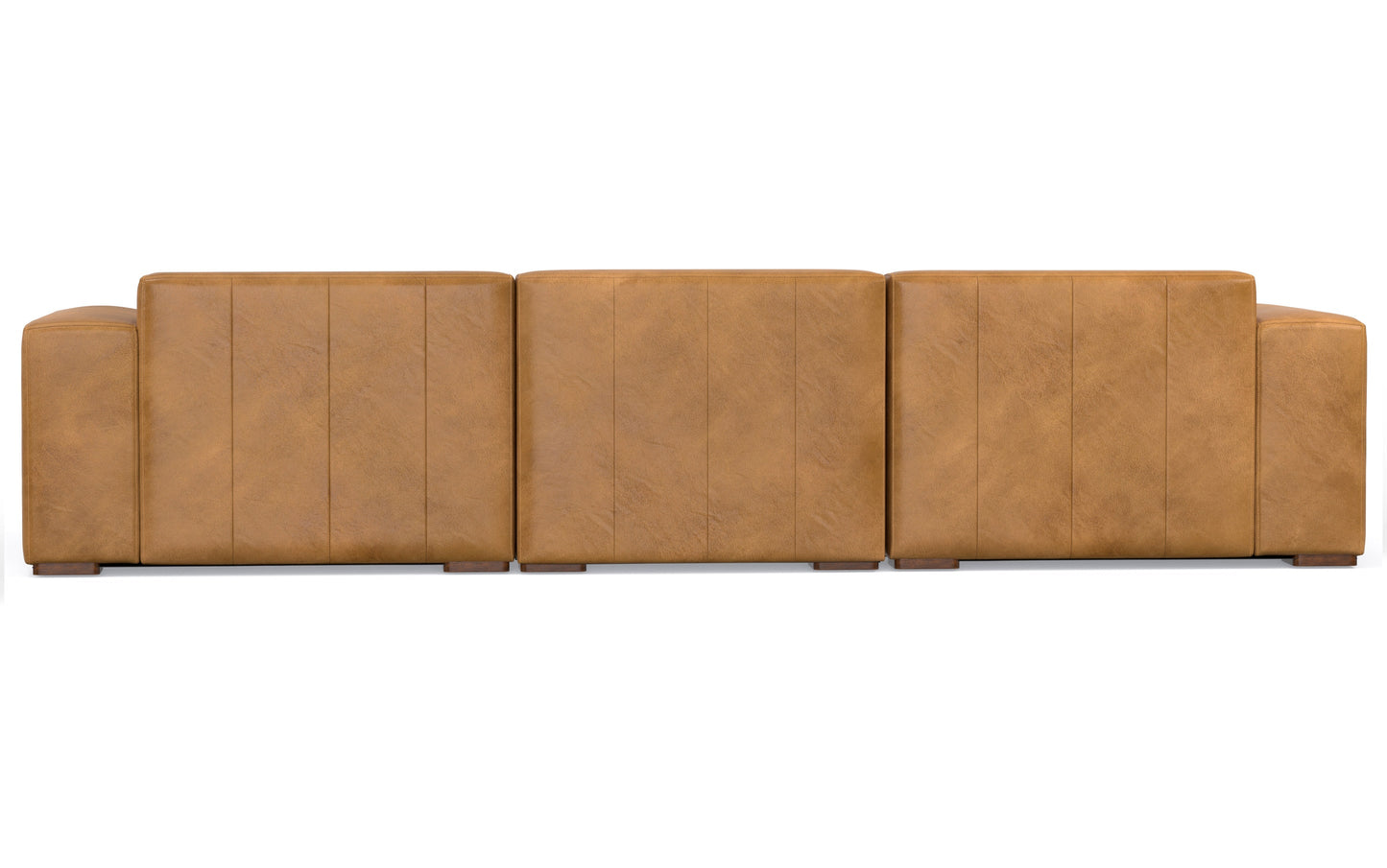 Sienna Genuine Leather | Rex 2 Seater Sofa and Left Chaise in Genuine Leather