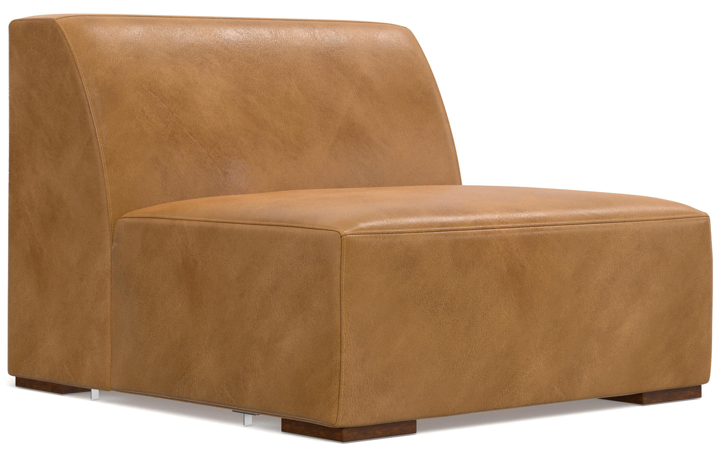 Sienna Genuine Leather | Rex 2 Seater Sofa and Left Chaise in Genuine Leather