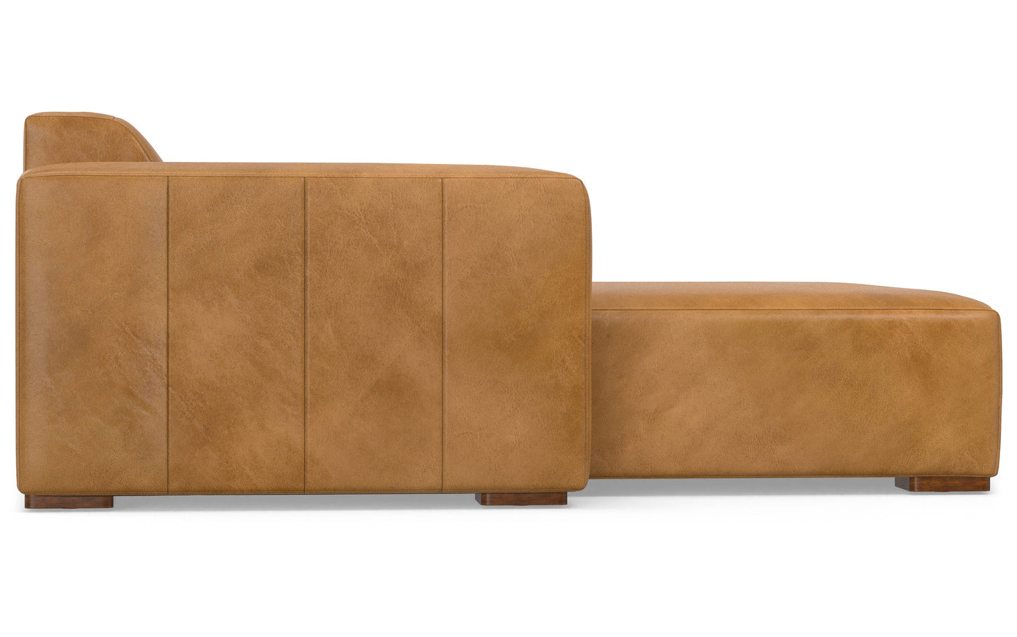 Sienna Genuine Leather | Rex 2 Seater Sofa and Left Chaise in Genuine Leather