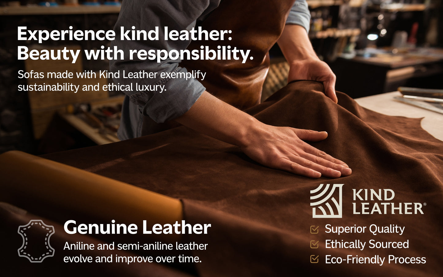 Sienna Genuine Leather | Rex 2 Seater Sofa and Left Chaise in Genuine Leather