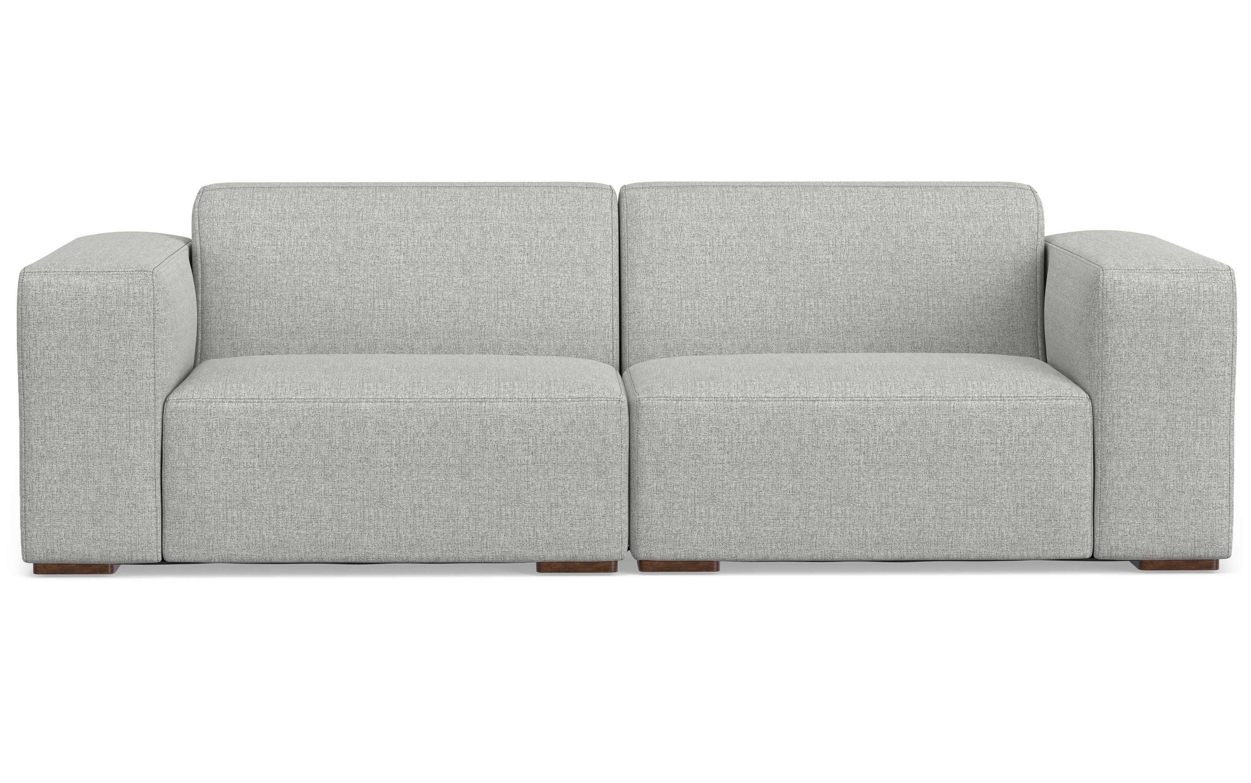Pale Grey Performance Fabric | Rex 2 Seater Sofa in Performance Fabric