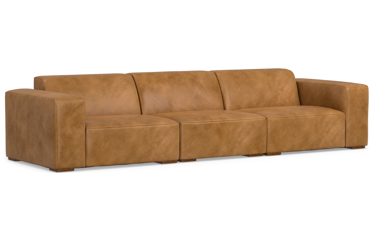 Sienna Genuine Leather | Rex 3 Seater Sofa in Genuine Leather