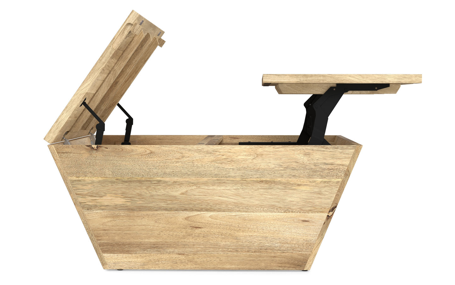 Natural | Abba 36 inch Square Lift Top Coffee Table