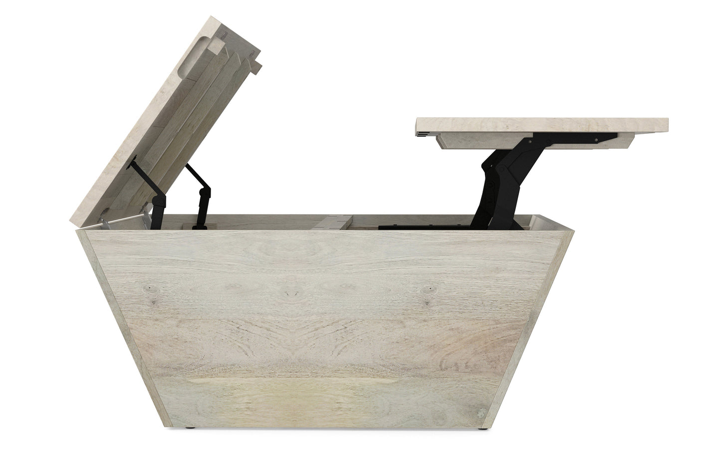 White Wash | Abba 36 inch Square Lift Top Coffee Table
