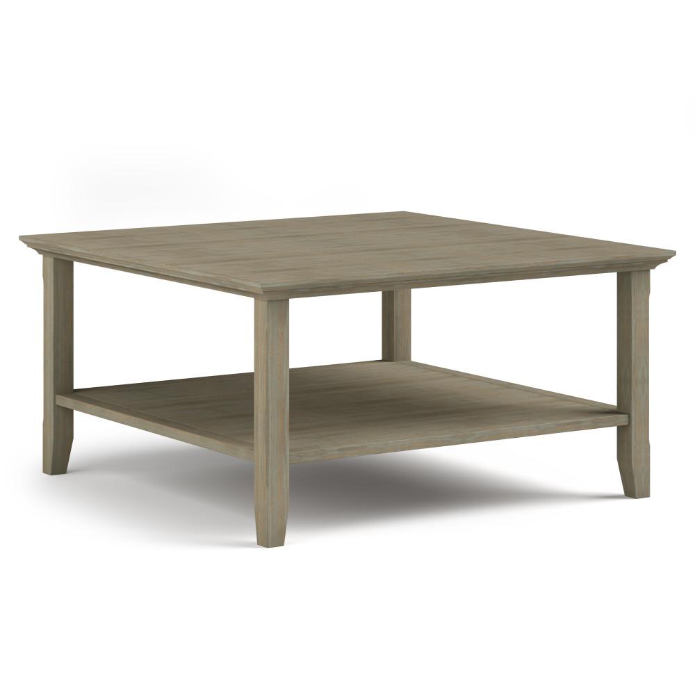 Distressed Grey | Acadian Square Coffee Table