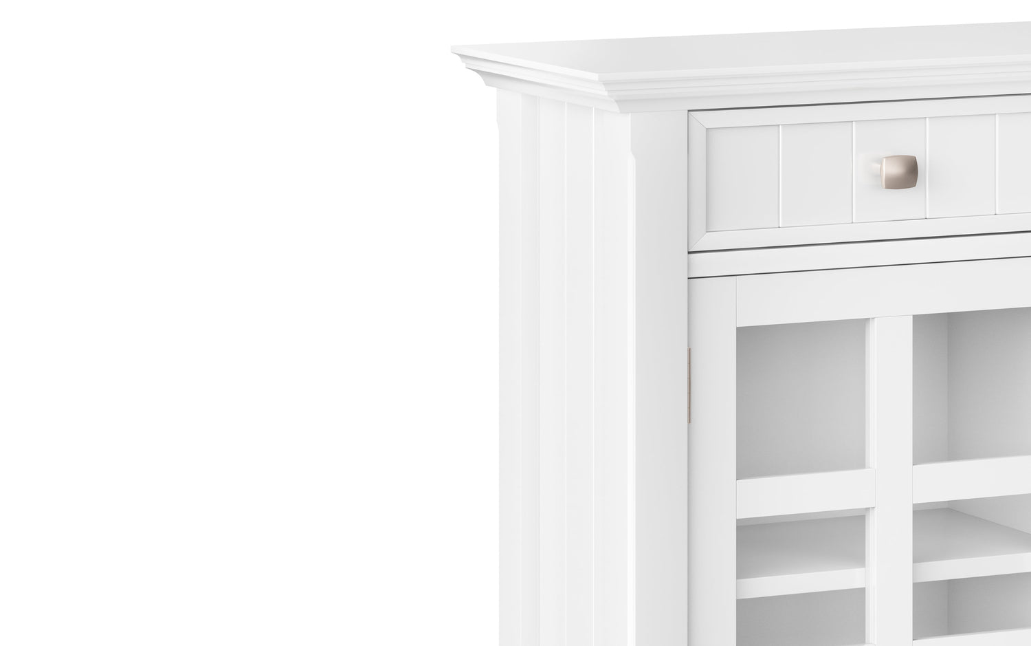 White | Acadian Entryway Storage Cabinet
