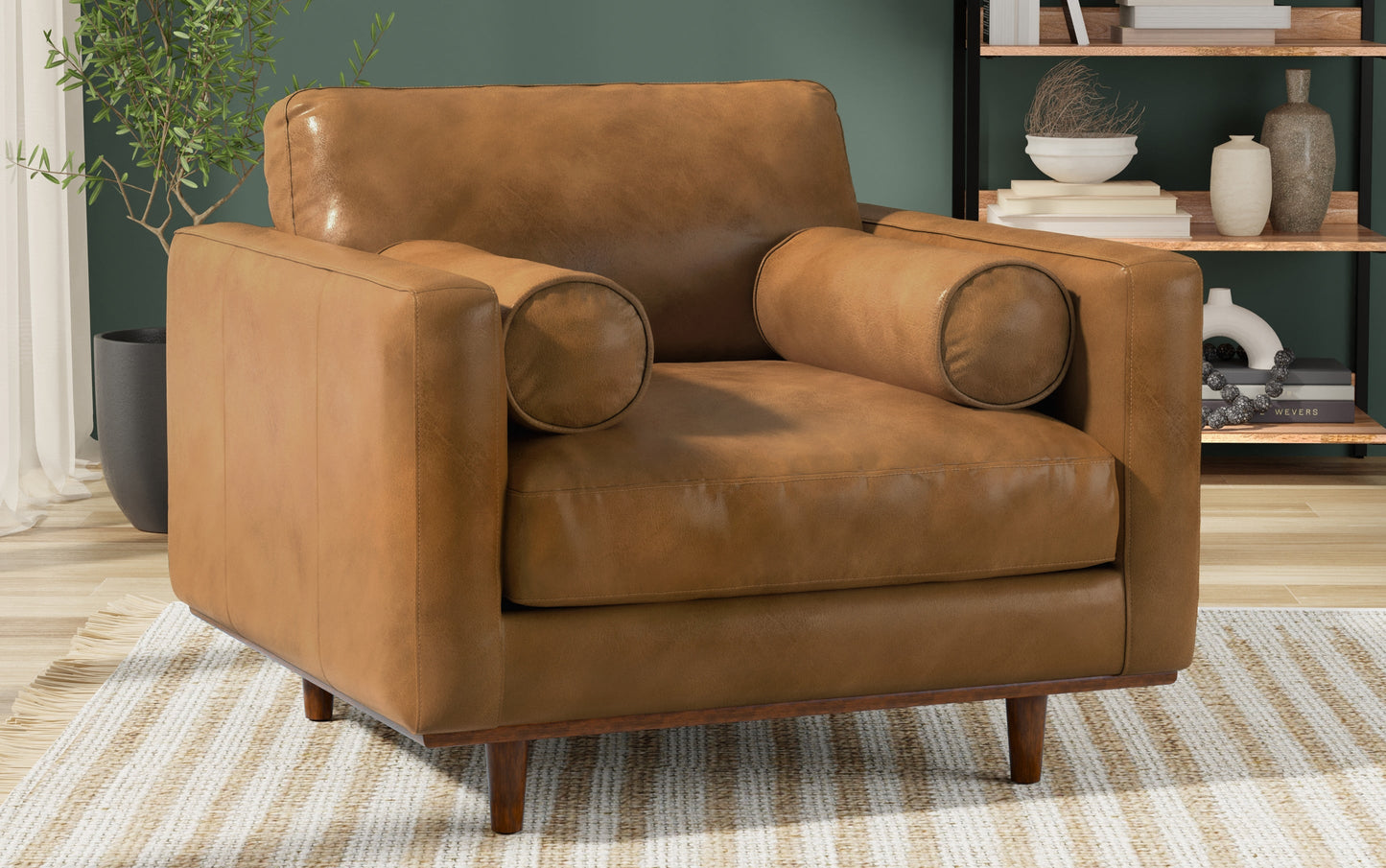 Sienna Genuine Leather | Morrison Arm Chair