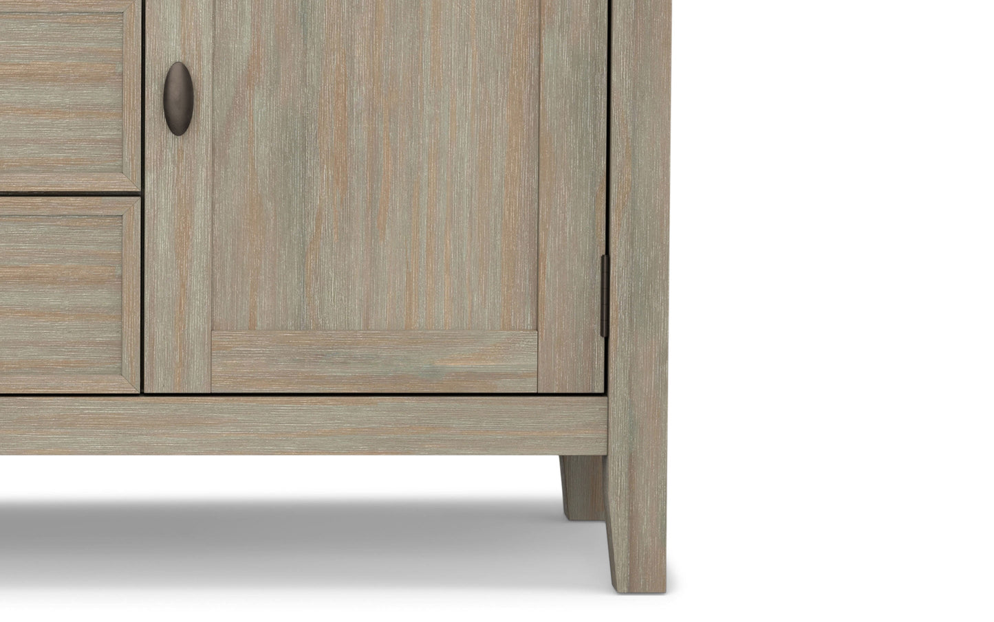 Distressed Grey | Redmond 54 inch Tall TV Media Stand