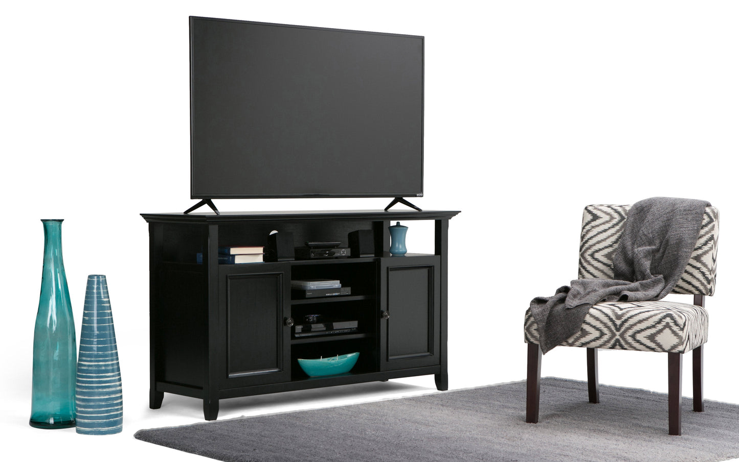 Black | Amherst TV Media Stand