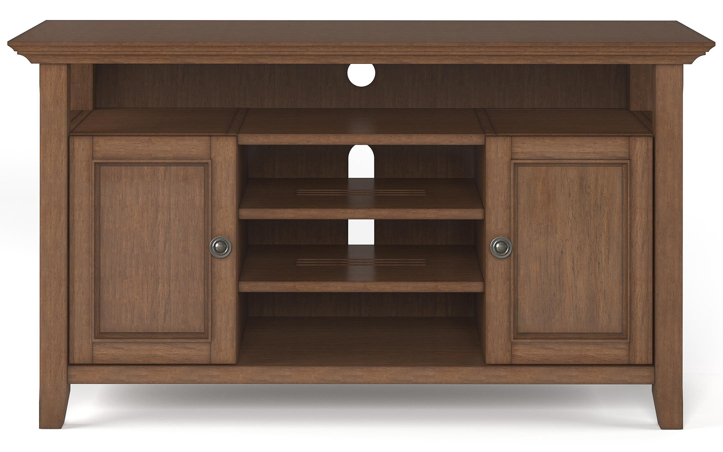 Rustic Natural Aged Brown | Amherst TV Media Stand