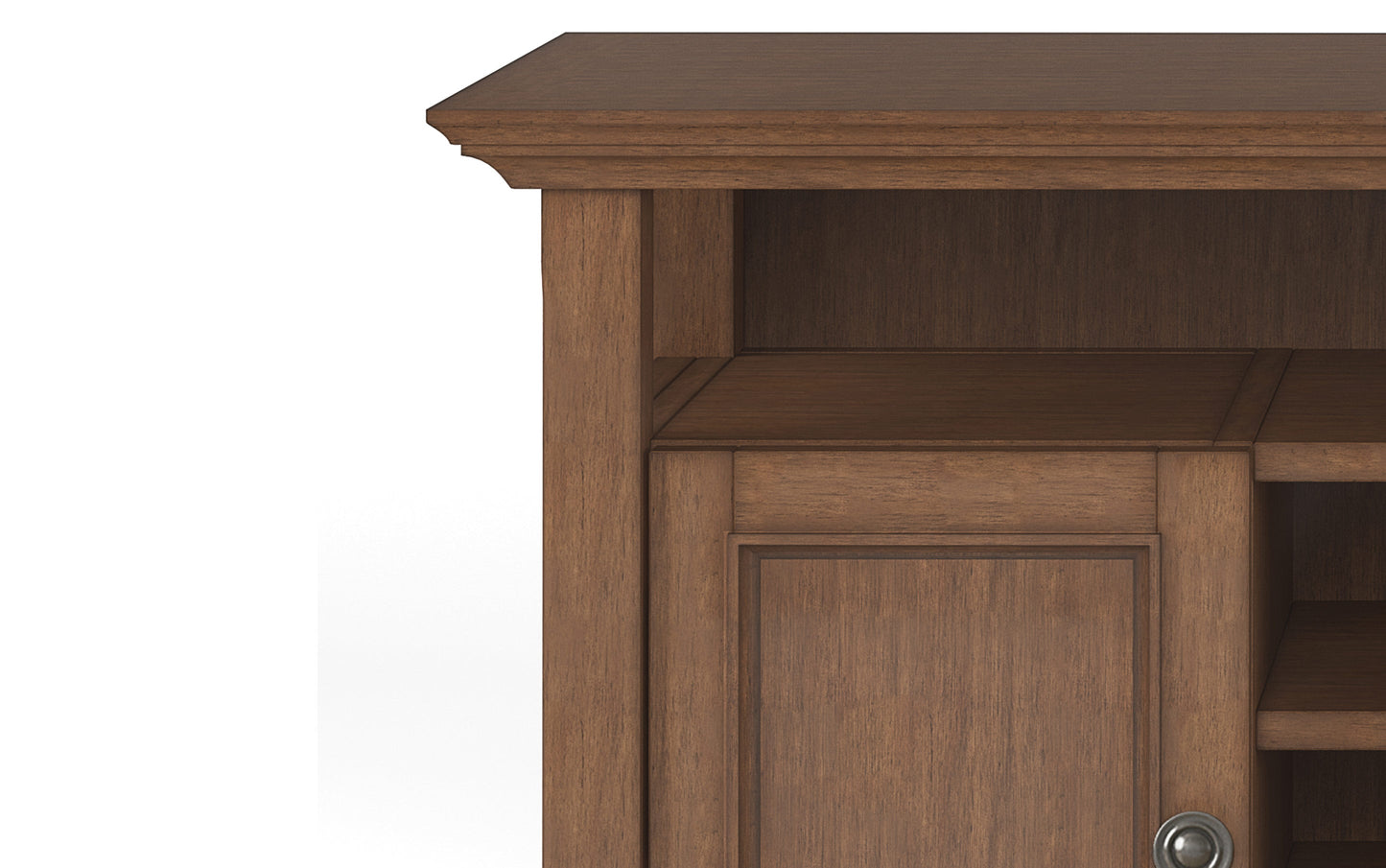 Rustic Natural Aged Brown | Amherst TV Media Stand